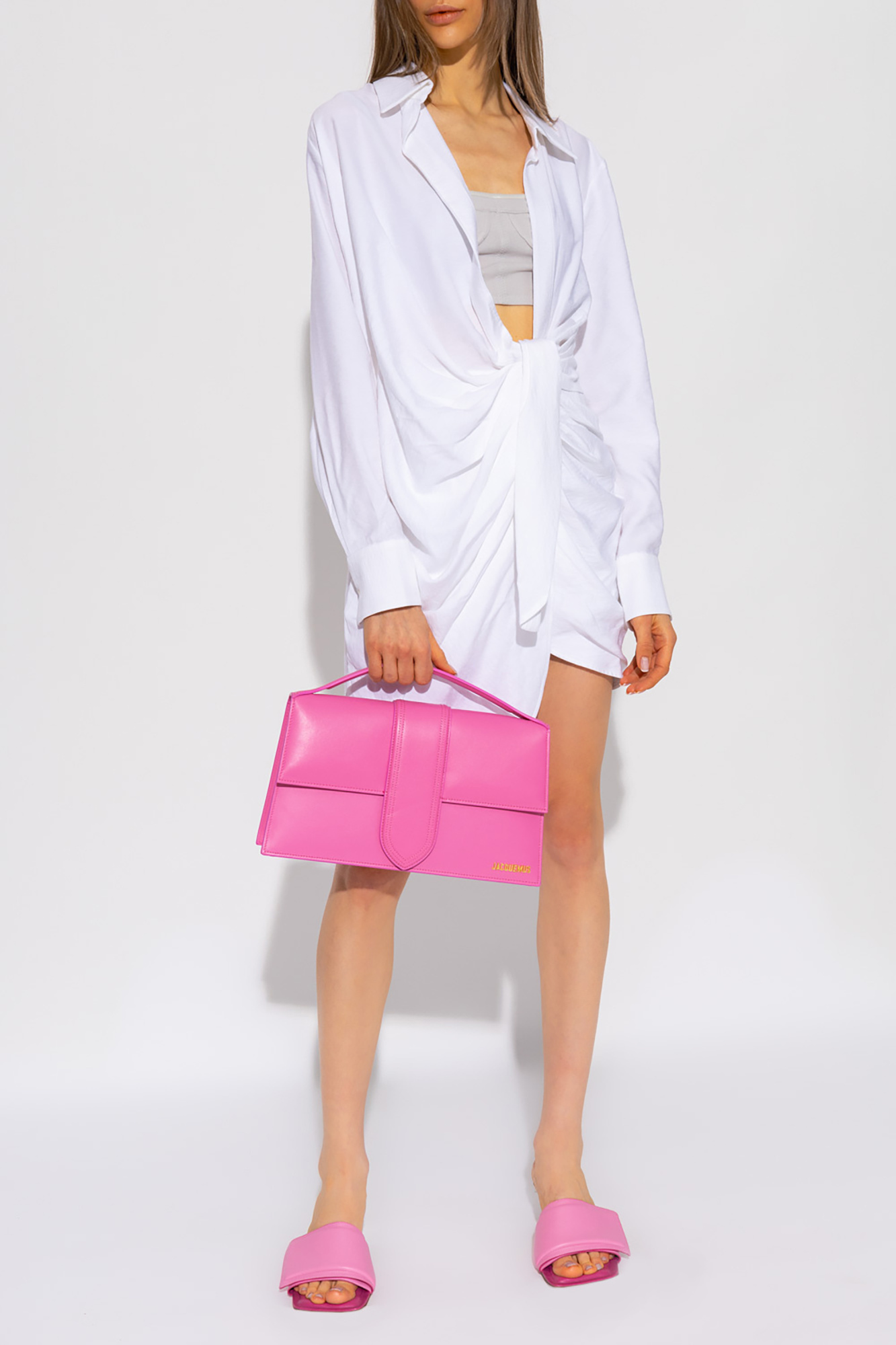 JACQUEMUS ロンクスリフリフトレス 24E251KN3562358 990 Jacquemus Printed T-shirt | italist